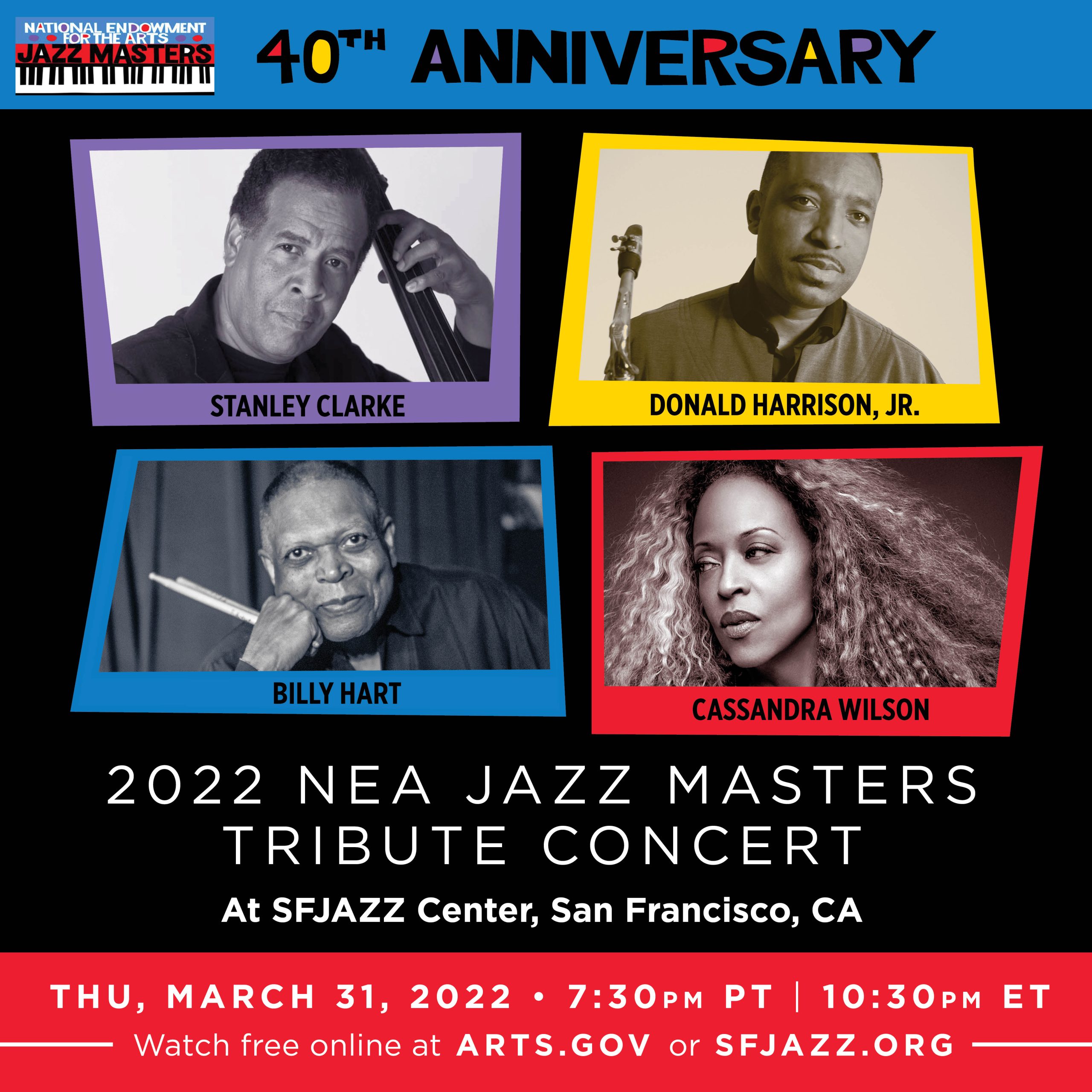 Watch the 2022 NEA Jazz Masters Tribute Concert